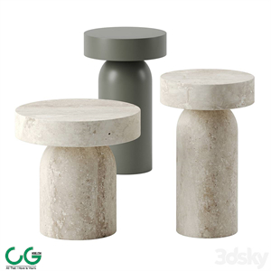 FRANCIS side tables by Lema